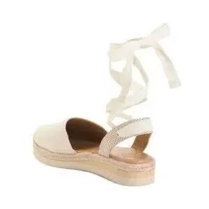 Vince Camuto Bonelle cream linen espadrilles